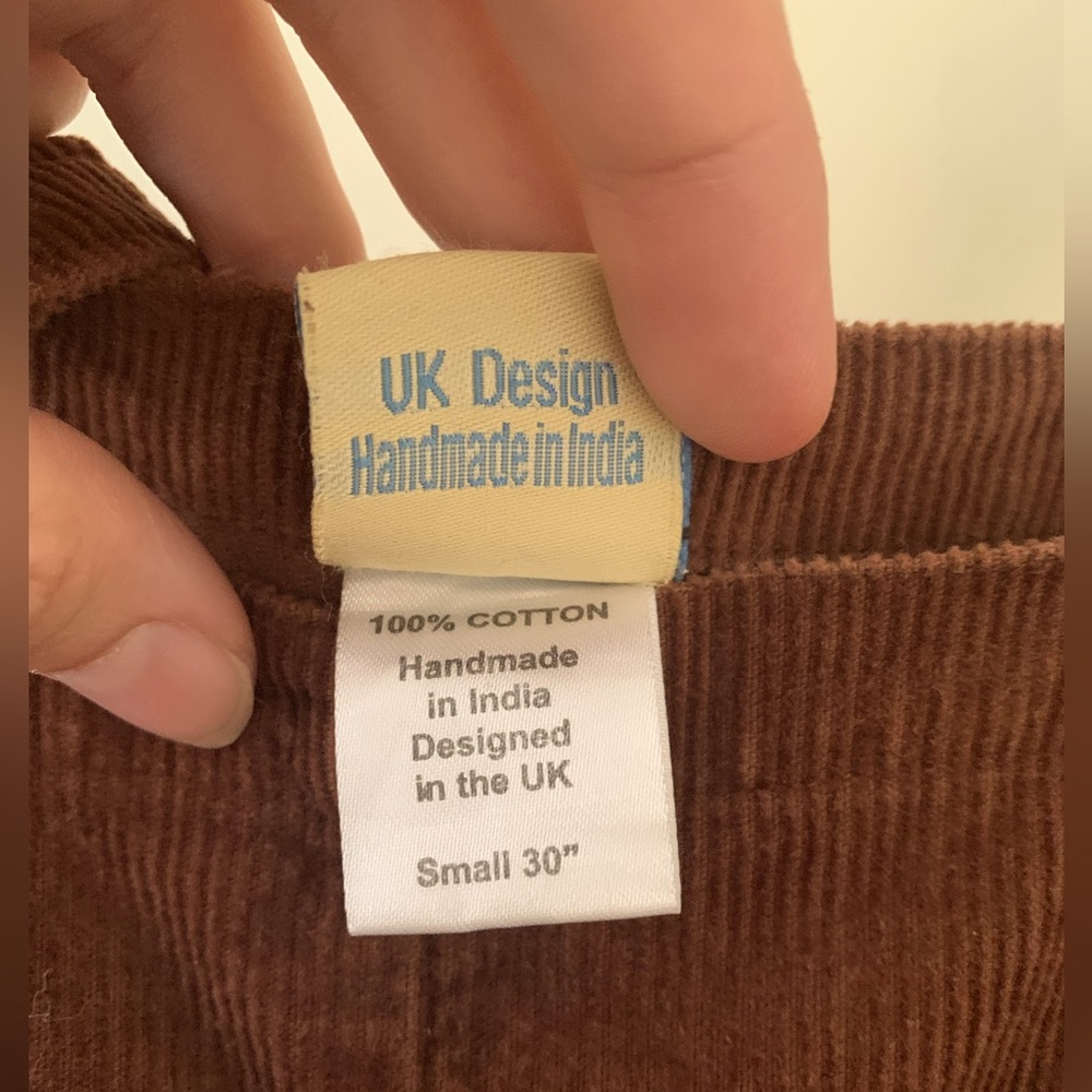 Lucy & Yak brown corduroy overalls - Picture 5 of 8